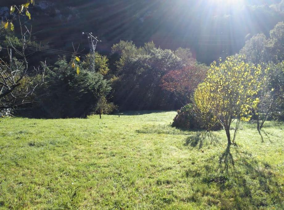 Amplia Y Comoda Casa De Piedra Con Porche Y Jardin San Roque de Riomiera Bagian luar foto