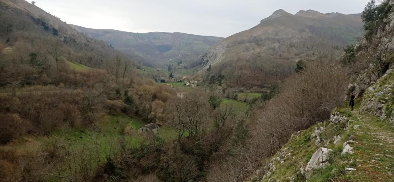 Amplia Y Comoda Casa De Piedra Con Porche Y Jardin San Roque de Riomiera Bagian luar foto